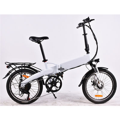 PUの軽量の折る電気自転車、20インチの電気折るバイク500ワット